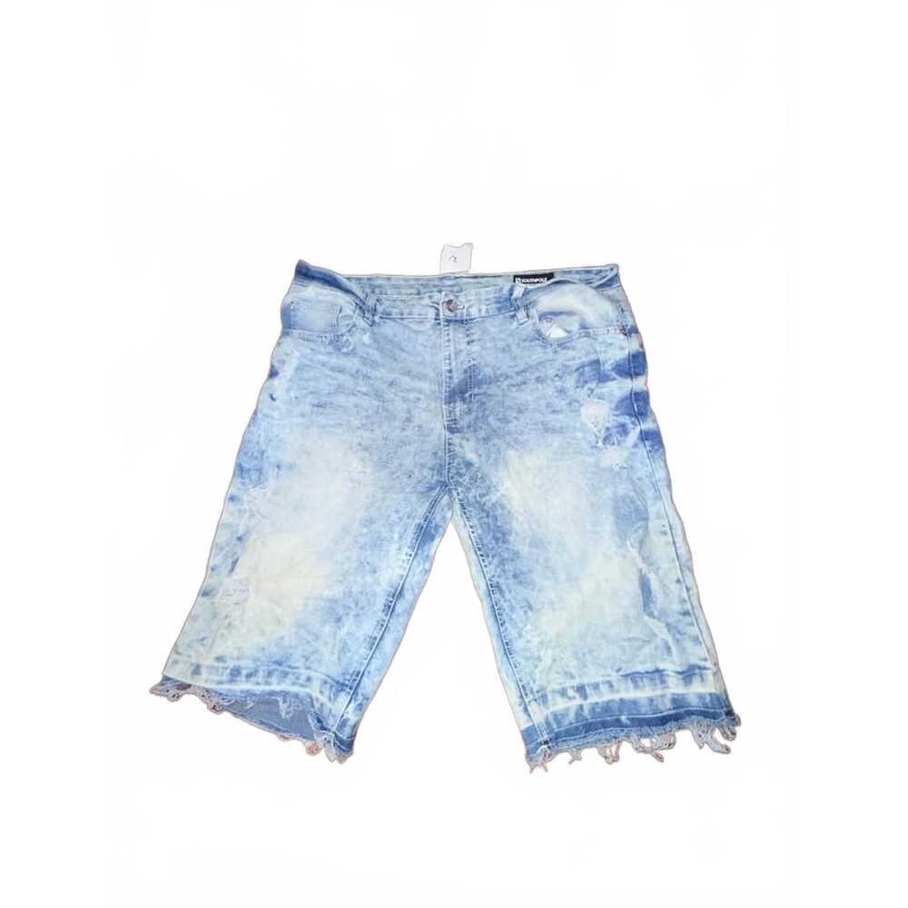 Southpole Slim Distressed Denim Shorts Size 38‎